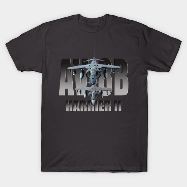 AV-8B Harrier II T-Shirt by Caravele